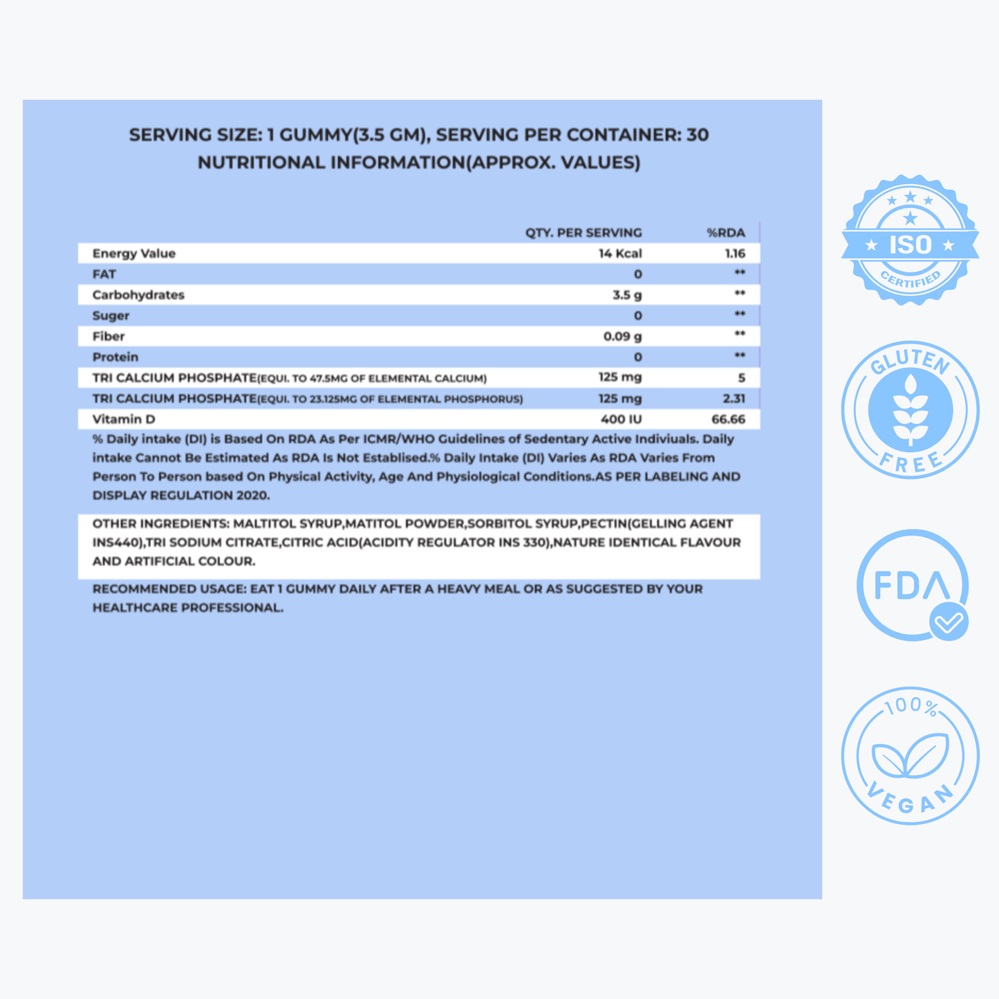 Calcis - Calcium Gummies
